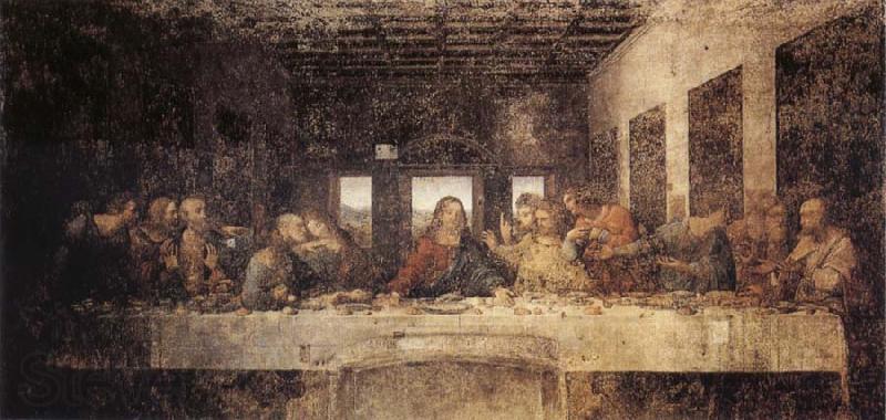 Leonardo  Da Vinci Last Supper Norge oil painting art